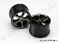 Wheels, Gemini 3.8" (black chrome) (2)
