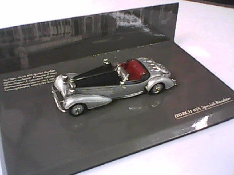 HORCH 855 SPECIAL ROADSTER 1938 ARGENR/NOIRE 1/43