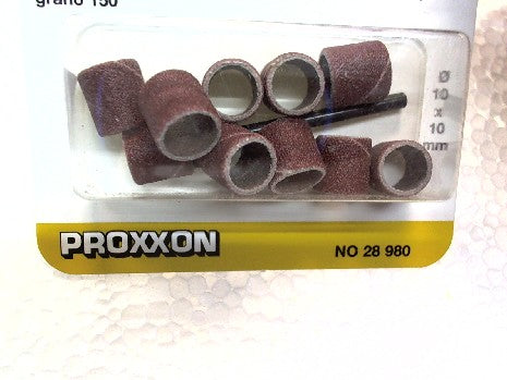 PAPIER ╔MERI FORME FEUILLE CYLINDRIQUE Ï 10 MM GRAIN 150, PAR 10
