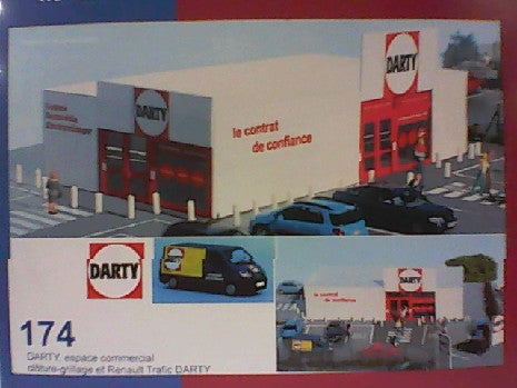 MAGASIN DARTY + RENAULT TRAFFIC 1/87 HO