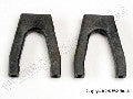 Servo mounts, throttle/ brake (1) (black)