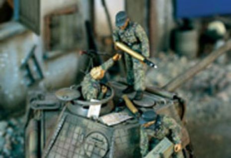 EQUIPAGE CHAR ALL. WW2 1/35