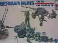 W.W II GERMAN GUNS PAK 35 PAK 40 FLAK38 1/72