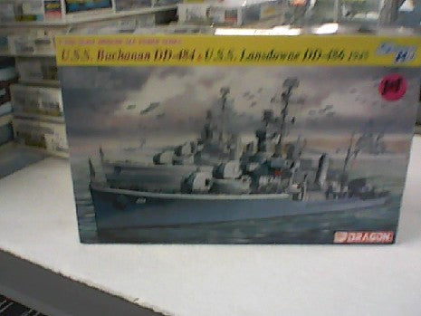 USS BUCHANAN DD-484 + USS LANSDOWNE DD-486 1945 1/700