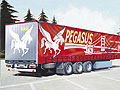 SEMI TRAILER CURTAINSIDE 1/24