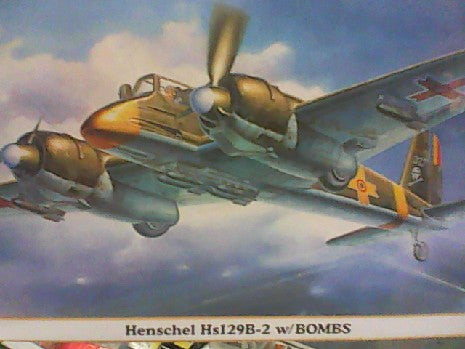 HENSCHEL HS129B-2 AVEC BOMBE 1/48