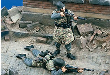 TIREURS ALLEMANDS x 2 1/35