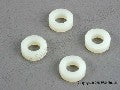 Spacers, plastic, 5x10x2 (Monster Buggy front arms)