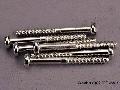 Screws, 3x30mm roundhead self-tapping (6)
