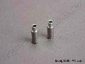 Spacers, aluminum, 3x6x12mm (2)