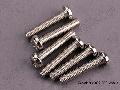 Screws, 3x15mm roundhead machine (6)