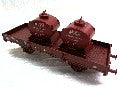 WAGON PLAT OCEM 29 + CONTENEUR HUILE USEE HO