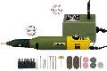 Set de gravure-modelisme avec MICROMOT 50/E livrÚ en coffret