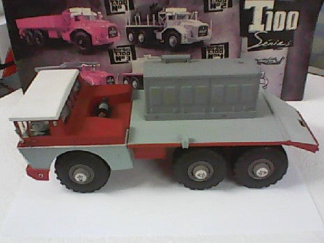 Berliet T100 N░4 rouge et gris 1959