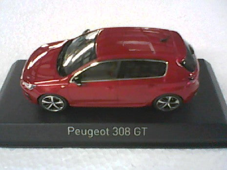 PEUGEOT 308 GT 2017 ROUGE 1/43