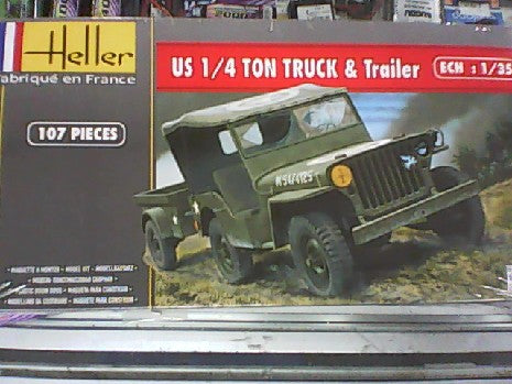 JEEP + REMORQUE 1/35