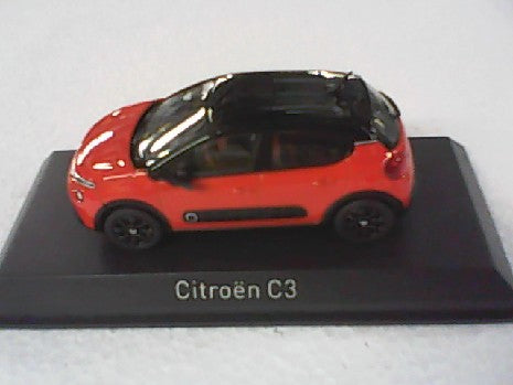 CITROEN C3 2016 ORANGE ET NOIR