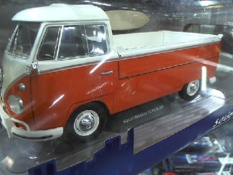 VOLKSWAGEN T1 PICK-UP 1950 ORANGE/BLANC 1/18