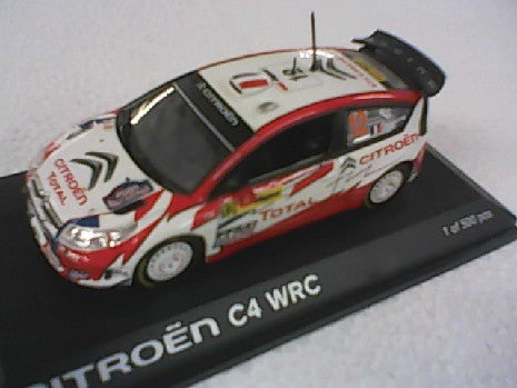 CITRO╦N C4 WRC RALLYE D'AUSTRALIE 2009 - OGIER / INGRASSIA 1/43