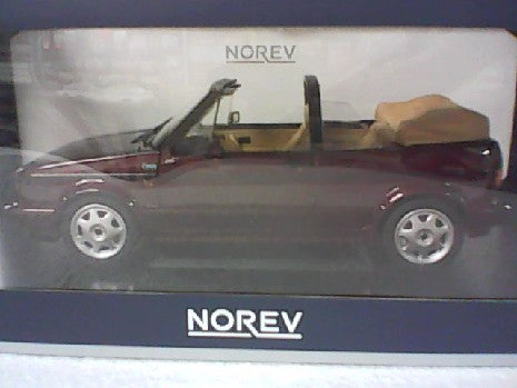 VW GOLF CABRIOLET CLASSIC LINE 1992 ROUGE METAL 1/18