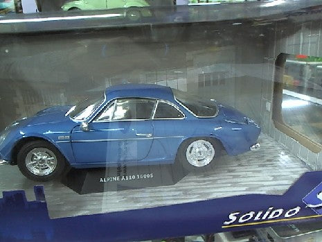 RENAULT ALPINE 1600S BERLINETTE 1969 BLEU 1/18