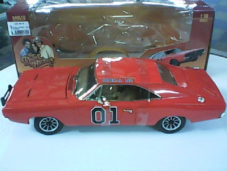 DODGE CHARGER 1969 SHERIF FAIS MOI PEUR GENERAL LEE 1/18