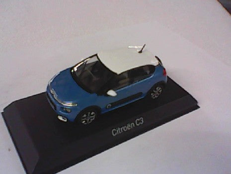 CITROEN C3 2016 COBALT BLUE WHITE ROOF 1/43