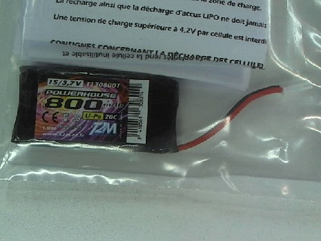 ACCU 3.7V 800MAH 20C