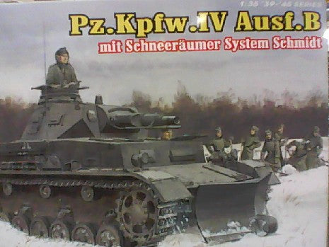 PZ.KPFW.IV AUSF.B MIT SCHNEERRAUMER SYSTEM SCHMIDT 1/35