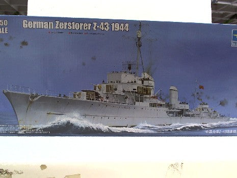 DESTROYER Z-34 ZERSTORER 1944 1/350