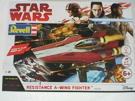 BUILD AND PLAY R╔SISTANCE A-WING FIGHTER 1/44