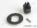 Disc, brake/ hub, adapter/ 2mm pin