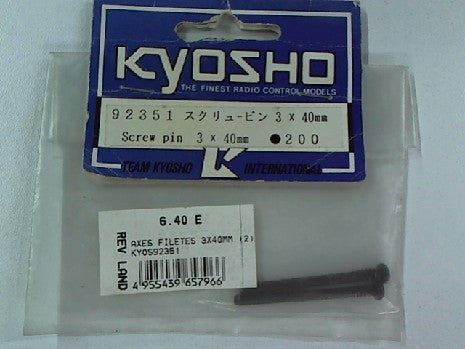 AXES FILETES 3X40MM - Pièces de rechange pour modélisme