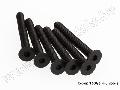 Screws, 3x25mm countersunk machine (hex drive) (6)