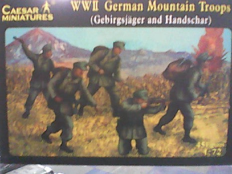 WWII GERMAN MOUNTAIN TROOPS 1/72
