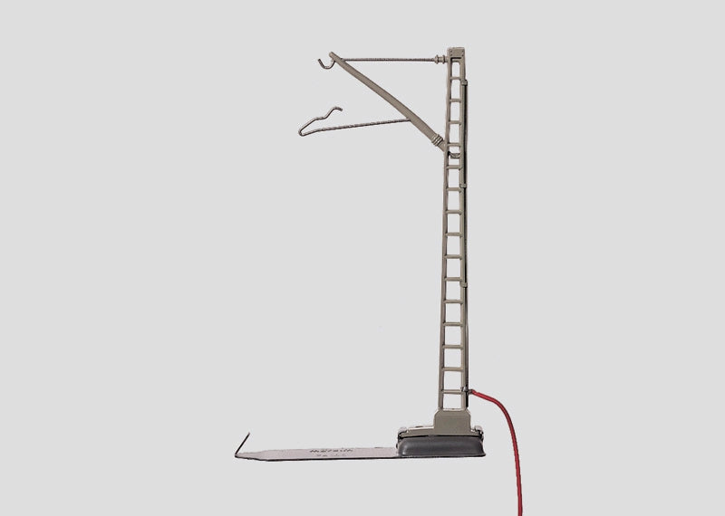 Poteau Caténaire pour Voies N - Accessoire de Modélisme Marklin