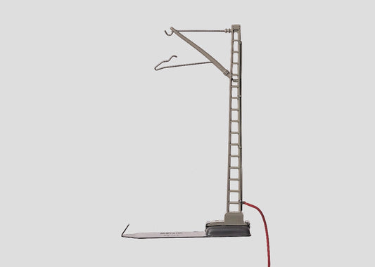 Poteau Caténaire pour Voies N - Accessoire de Modélisme Marklin