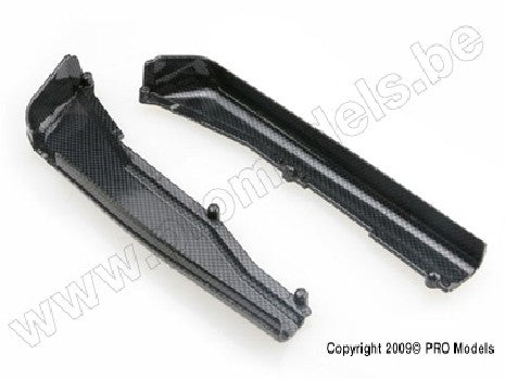 Dirt Guards, left & right, Exo-Carbon finish (Jato)
