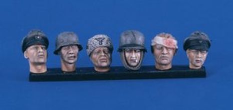 TETES ALLEMANDS WW2     120mm