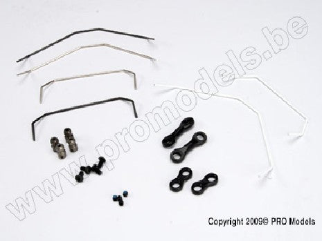 Sway bar kit (front and rear) (includes sway bars and linkage)