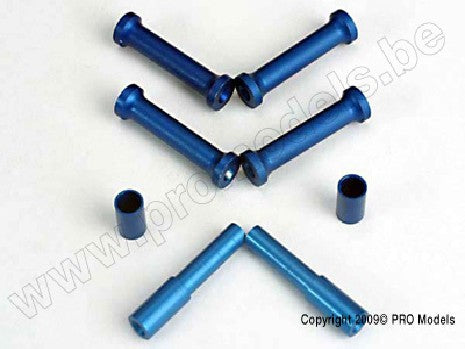 Aluminum chassis post/ bellcrank post set w/spacers (Use with gr