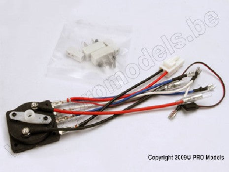 Rotary speed control with resistors