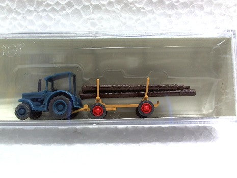 TRACTEUR + REMORQUE A GRUMES