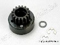 Clutch bell (15-tooth)/5x8x0.5mm fiber washer (2)/ 5mm e-clip (r