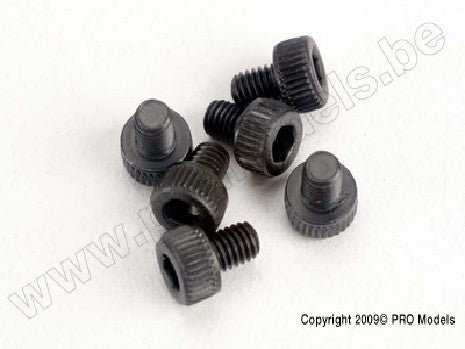 Screws, 3x4mm cap-head machine (6)