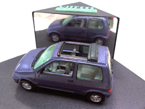 FIAT CINQUECENTO SOLEI 1996 BLEU METAL