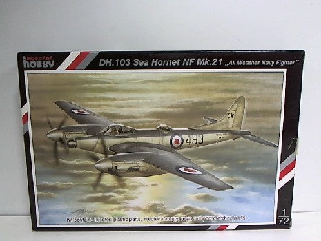 Maquette DH.103 SEA HORNET NF MK.21 1/72 - Spécial Hobby