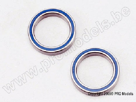 Ball bearings, blue rubber sealed (20x27x4mm) (2)