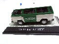 VW T3 BUS POLIZEI - Miniature de qualité supérieure en blanc et vert