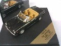 Fiat 124 Spider Turbo 1981 Miniature Noir Métal 1/43